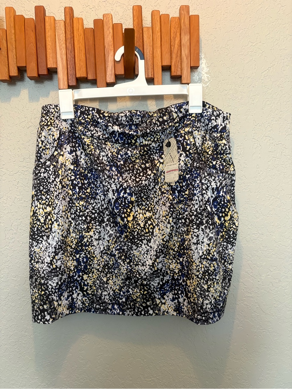 NWT EP New York Clay Print Golf Skort UV50+ Moisture Wicking Size Large